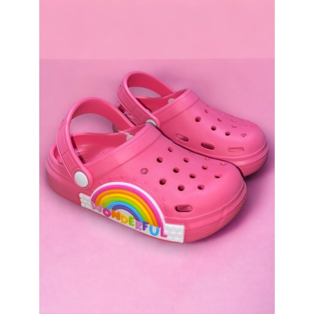 Calx Çocuk Fuşya Renk Figürlü Kaydırmaz Sandalet Crocs Terlik Erkek Çocuk Terlik & Sandaleti Fiyatı
