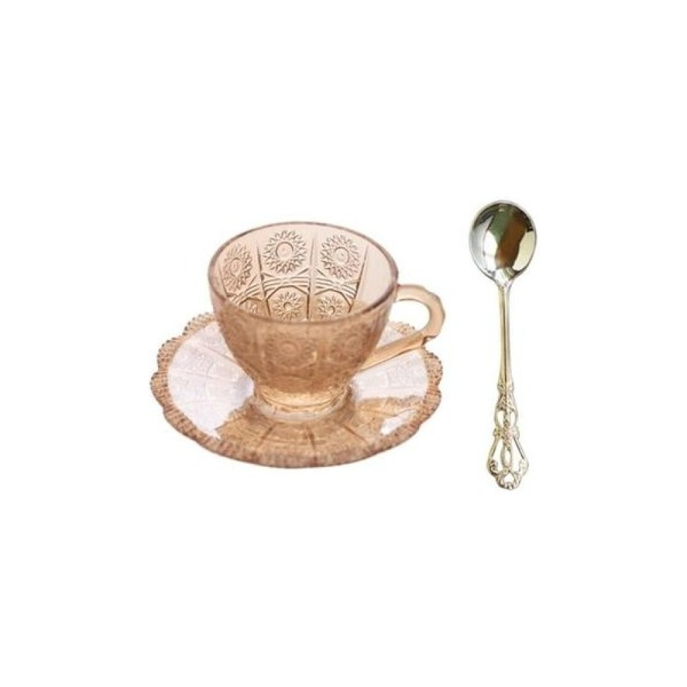 Cam Kahve Fincanı Seti Yaratıcı Mate Kupası Latte Öğleden Sonra Çay Kabarcık Çay Kupası Seramik Kahve Fincanı ve Daire | Çay Bardağı Ve;tabak Setleri Fincan / Bardak / Kahve Takımı Fiyatı