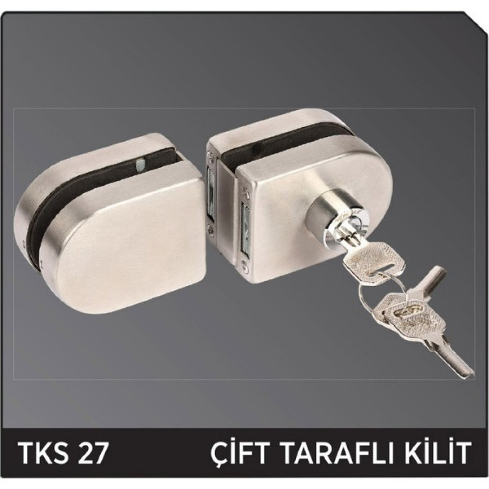 Camaks Teksan Çift Taraflı Cam Kapı Kilidi Nalburiye & Hırdavat Fiyatı