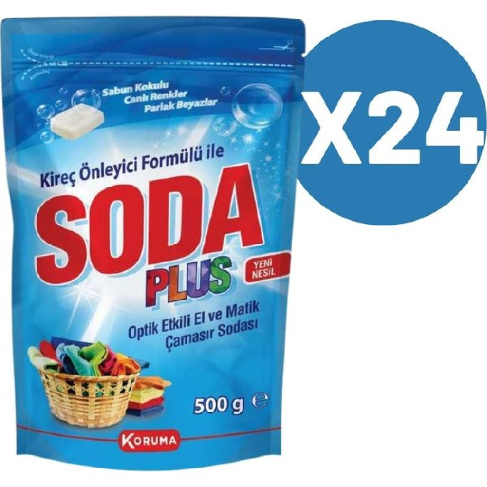 Çamaşır Sodası 24'lü Paket - 500 gr Çamaşır Deterjanı Fiyatı