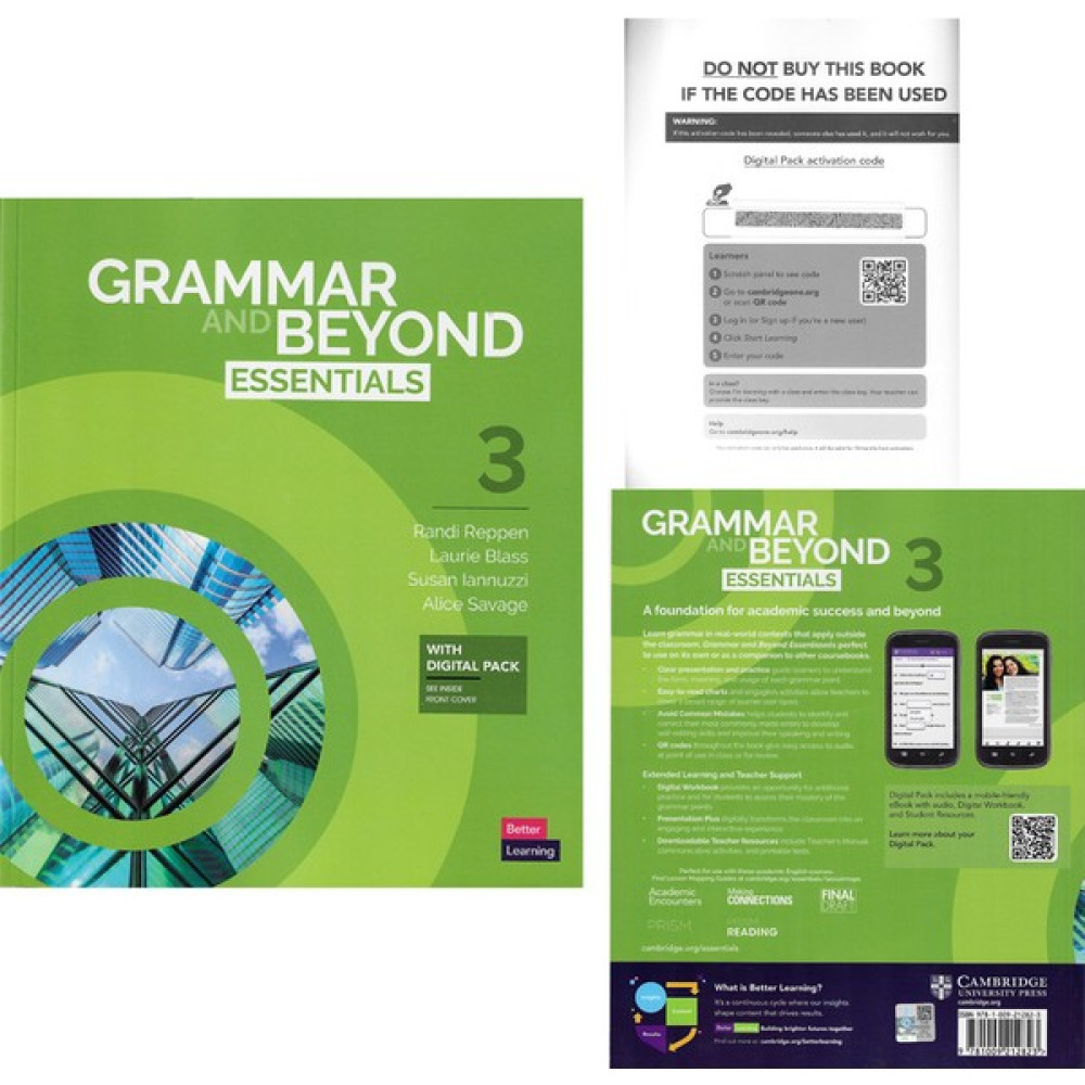 Cambridge University Press Grammar And Beyond Essentials Level 3 Student's Book With Digital Pack Beyond 3 Yabancı Dil Öğretici Kitaplar ve Eğitim Setleri Fiyatı