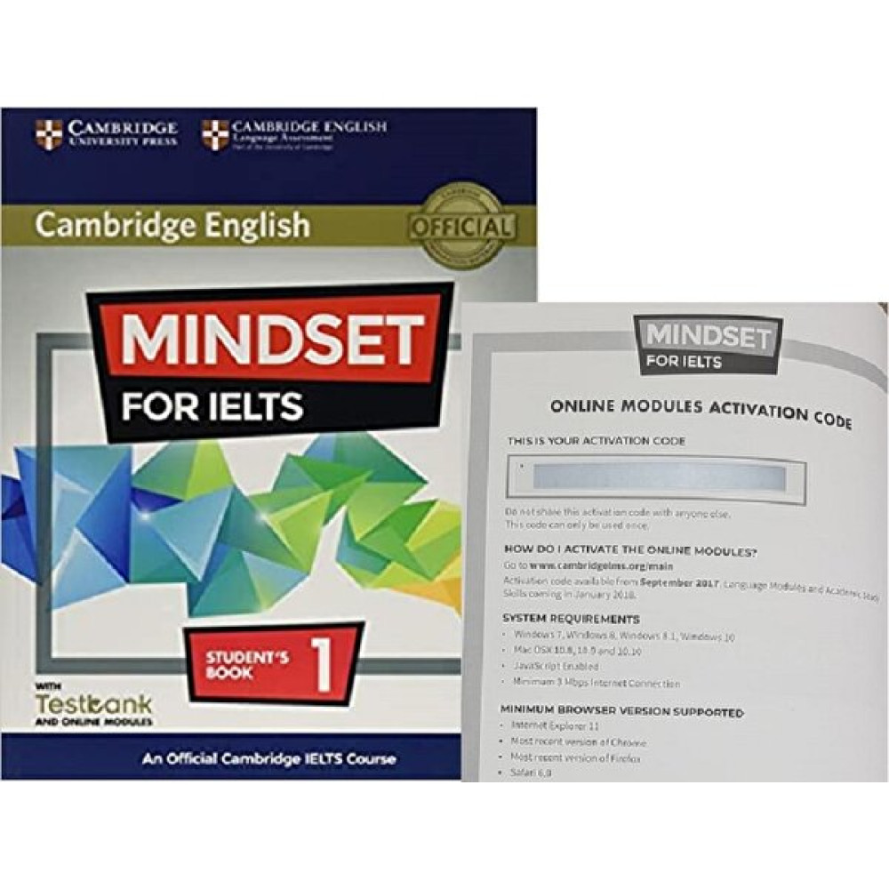 Cambridge University Press Mindset For Ielts 1 Student's Book With Testbank And Online Modules Yabancı Dil Öğretici Kitaplar ve Eğitim Setleri Fiyatı