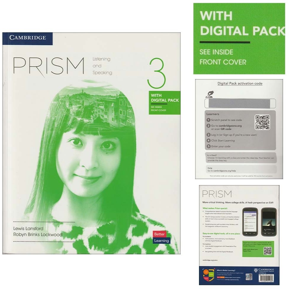 Cambridge University Press Prism Level 3 Listening & Speaking Student's Book With Digital Pack Yabancı Dil Öğretici Kitaplar ve Eğitim Setleri Fiyatı