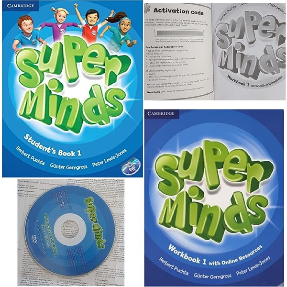 Cambridge University Press Super Minds 1 Student's Book With Dvd-Rom & Workbook With Online Resources Yabancı Dil Öğretici Kitaplar ve Eğitim Setleri Fiyatı