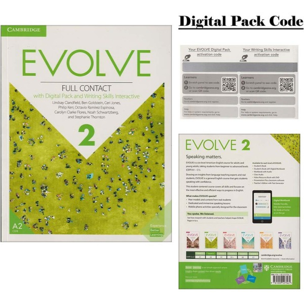 Cambridge Yayınları Evolve 2 Full Contact With Digital Pack Yabancı Dil Öğretici Kitaplar ve Eğitim Setleri Fiyatı