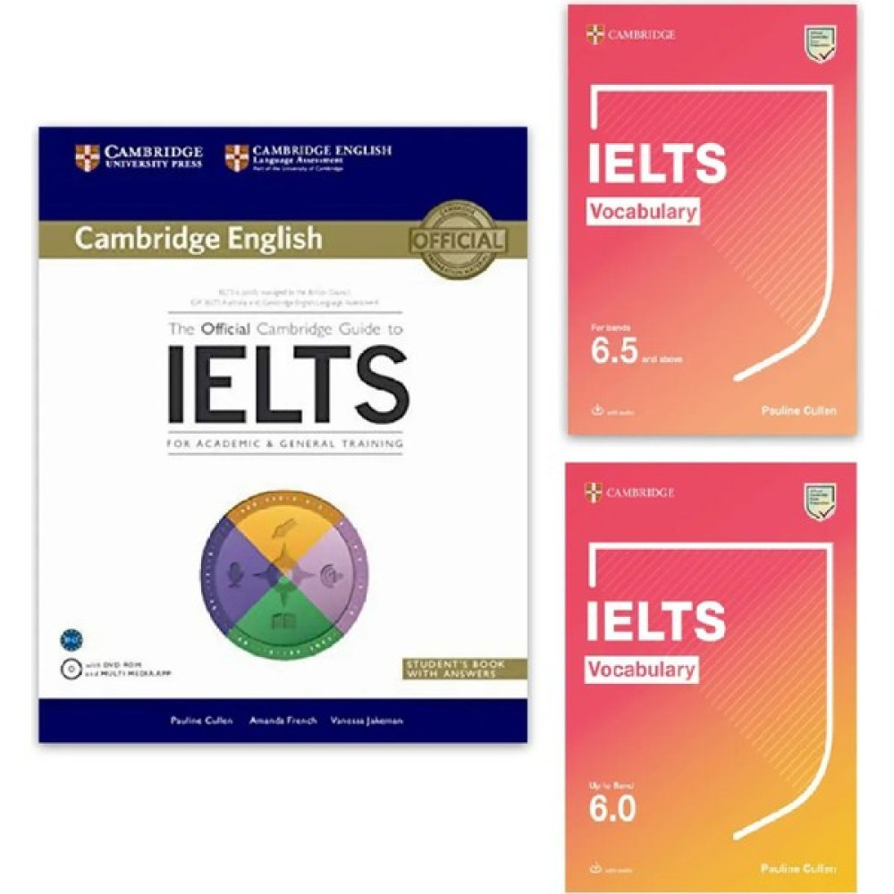 Cambro - Offıcial Guide To The Ielts + Vocabulary 6.0 + Vocabulary 6.5 Set Yabancı Dil Öğretici Kitaplar ve Eğitim Setleri Fiyatı