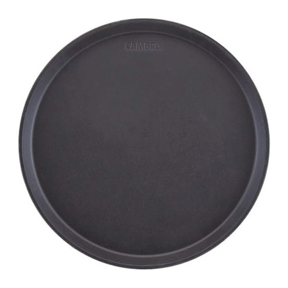 Cambro Yuvarlak Camtread Kauçuk Siyah Tepsi 45 cm Servis Tepsisi Fiyatı