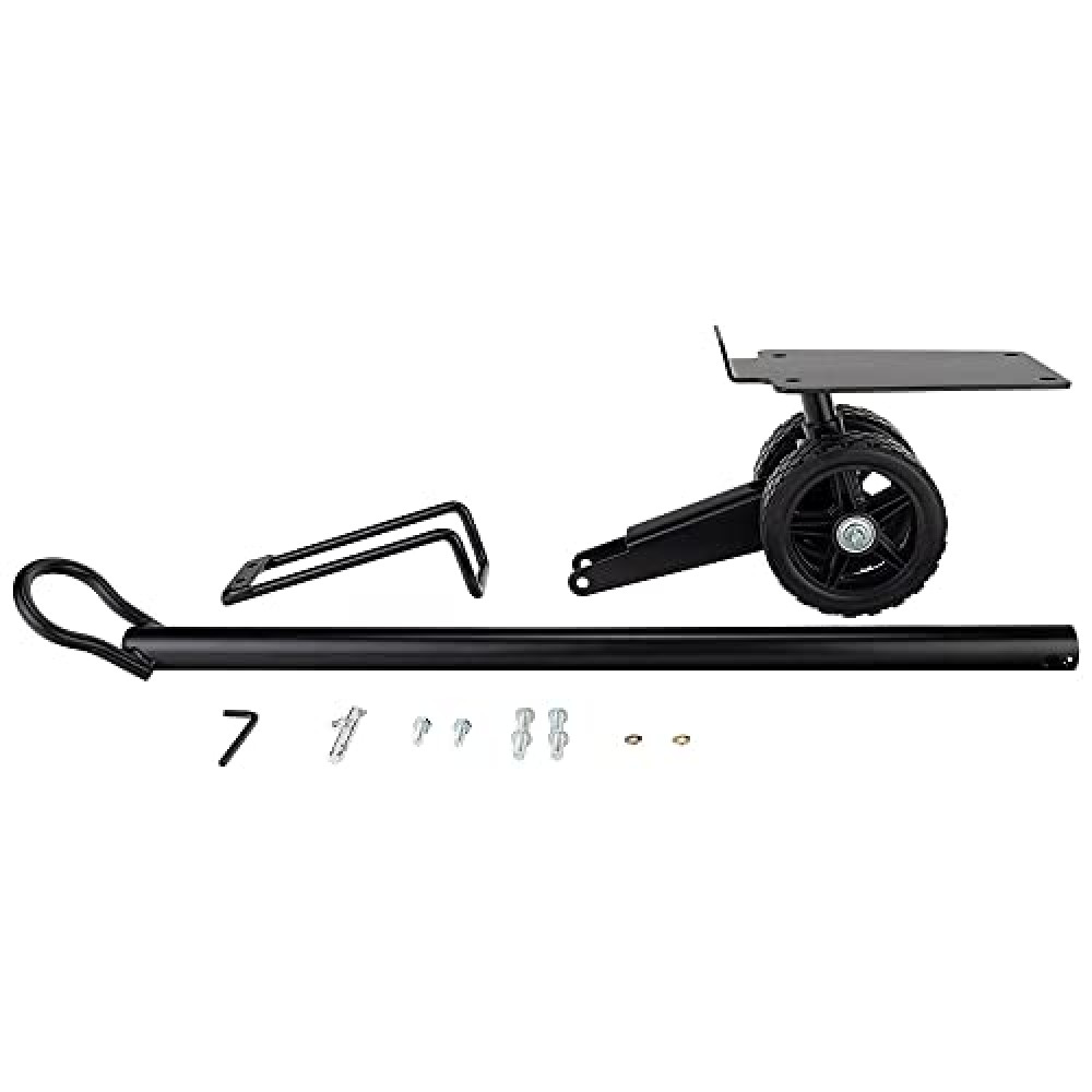 Camco Rhino Steerable Wheel Kit for 28 & 36-Gallon Rhino RV Tote Tanks - Features No-Flat Front Steerable Wheels, 24" Tow Bar & More RV Accessories (39011)