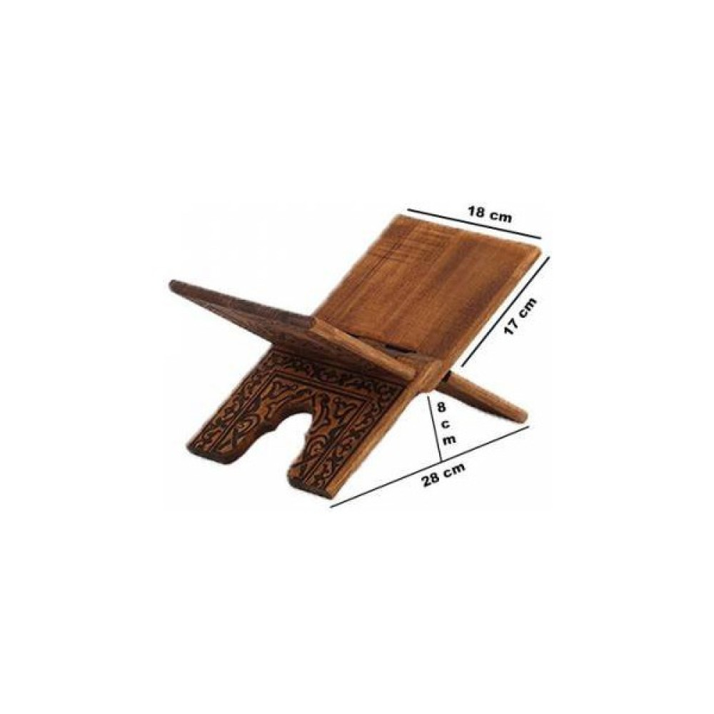 Camimarket Ahşap Rahle Selçuklu Yakma Desenli Mini 35 cm Sehpa Fiyatı