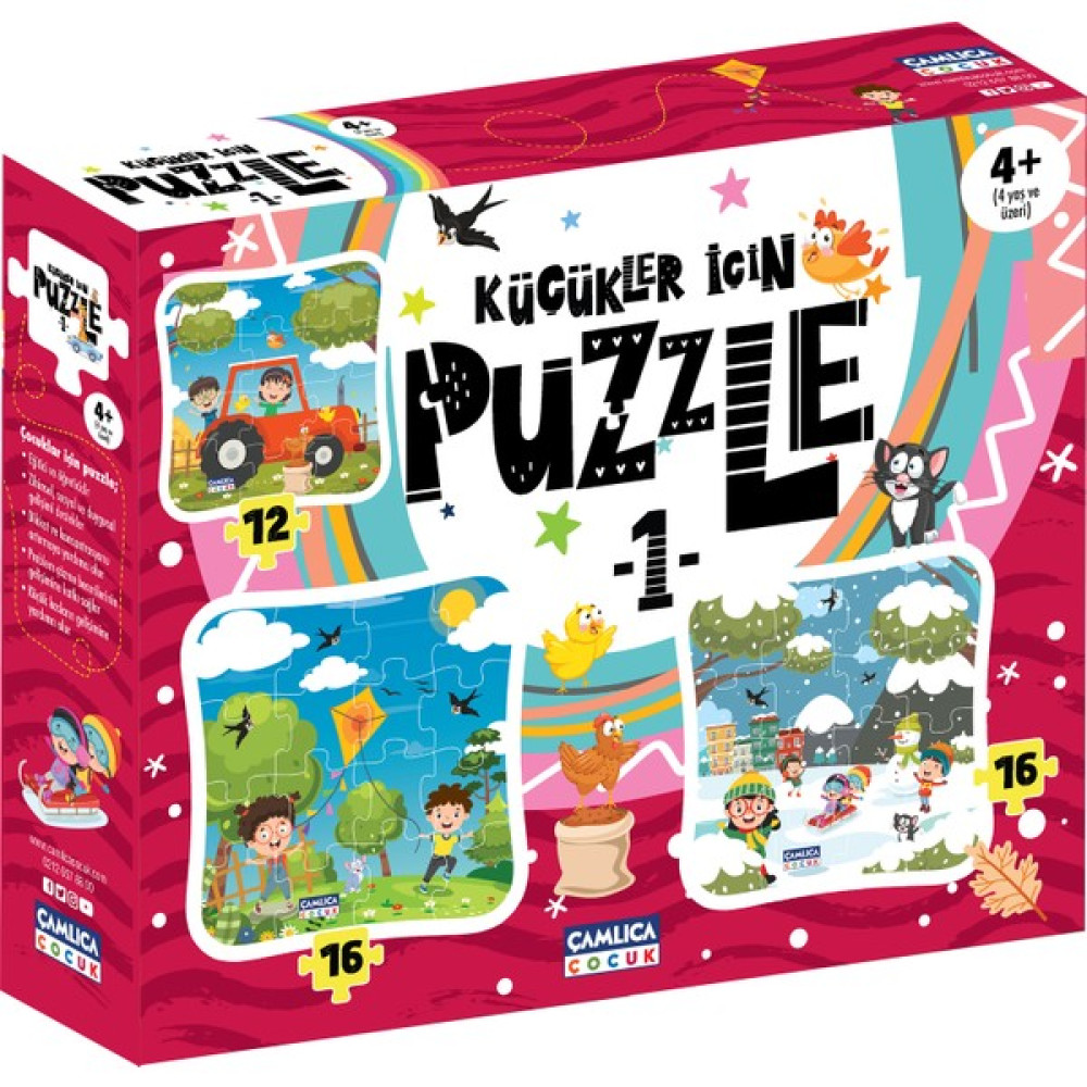 Çamlıca Çocuk Yayınları Küçükler Için Puzzle - 1 (Kutulu) Oto Boyaları Fiyatı