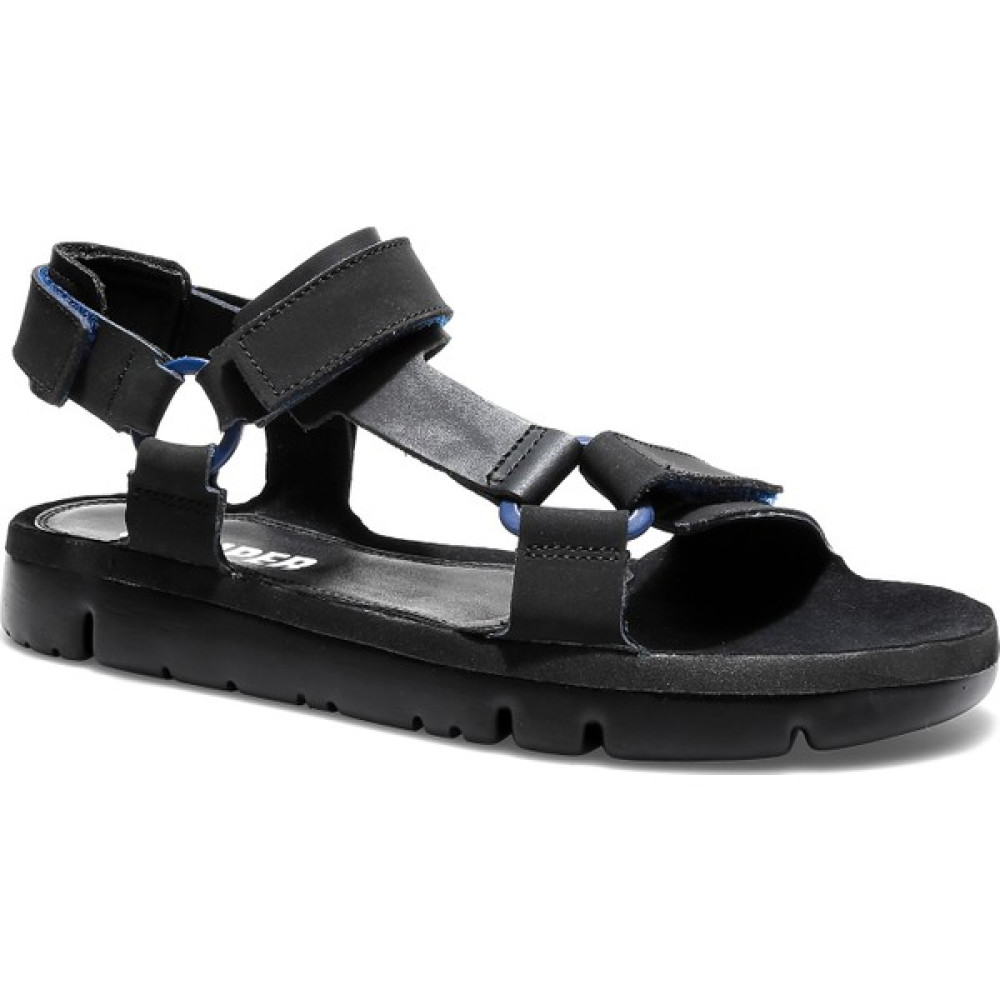 Camper Erkek Sandalet K100416-005 Oruga Sandal Siyah Erkek Terlikleri ve Sandaletleri Fiyatı