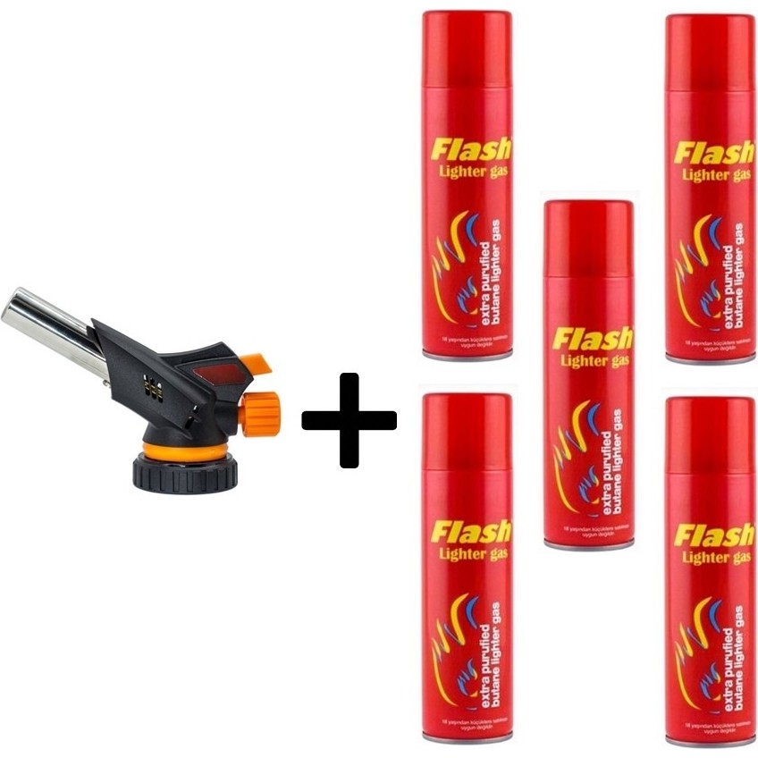 CAMPING TIME 1300 Derece Profesyonel Pürmüz Çakmak WS-509C Kafa Çakmak 5 Adet Flash Gaz Hediye WS-509C+5FLASH Diğer Fiyatı
