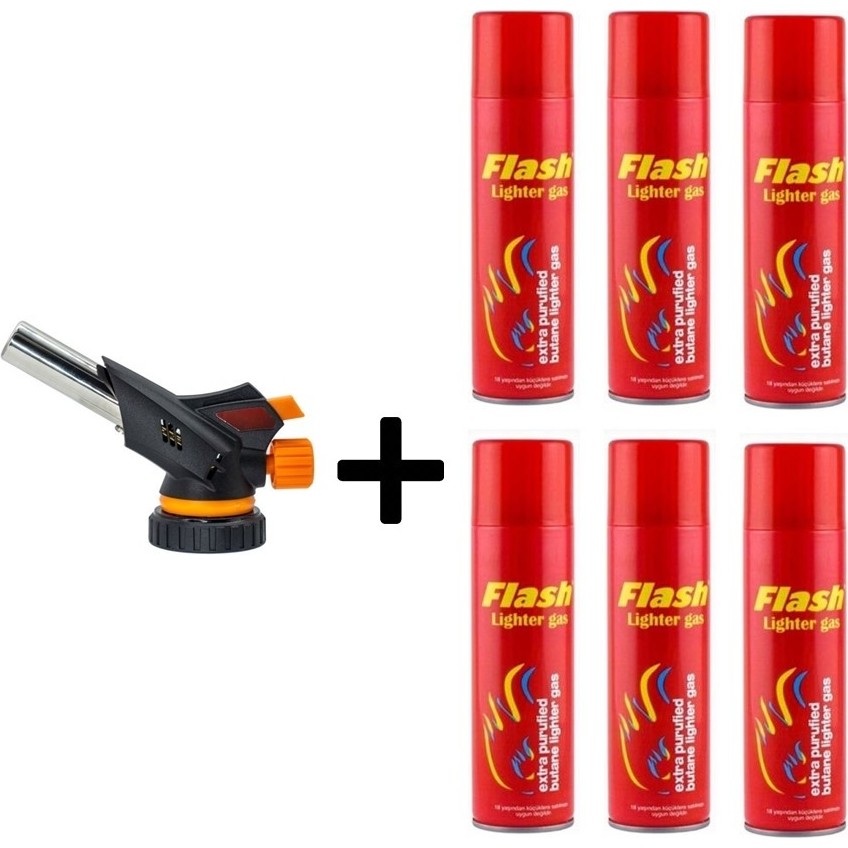 CAMPING TIME 1300 Derece Profesyonel Pürmüz Çakmak WS-509C Kafa Çakmak 6 Adet Flash Gaz Hediye WS-509C+6FLASH Diğer Fiyatı