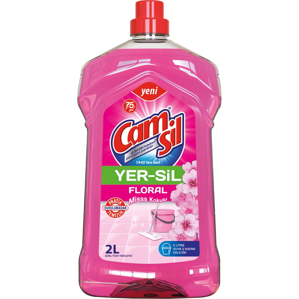 Camsil Yer-Sil Floral Dökme 2 lt Parlatıcı ve Temizleyiciler Fiyatı