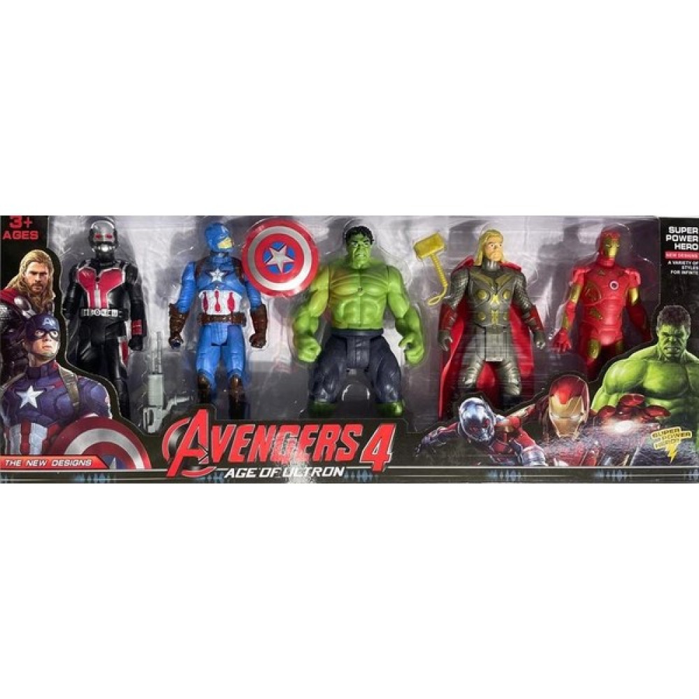 Can Ali Toys 5li Avengers Kahramanlar - Renkli Oto Boyaları Fiyatı