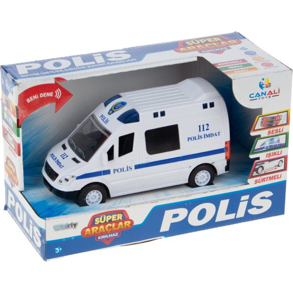 Can Ali Toys Canali Kırılmaz Polis Arabası Pilli Işıklı Sesli CNL-9999-1 3247 Oto Boyaları Fiyatı