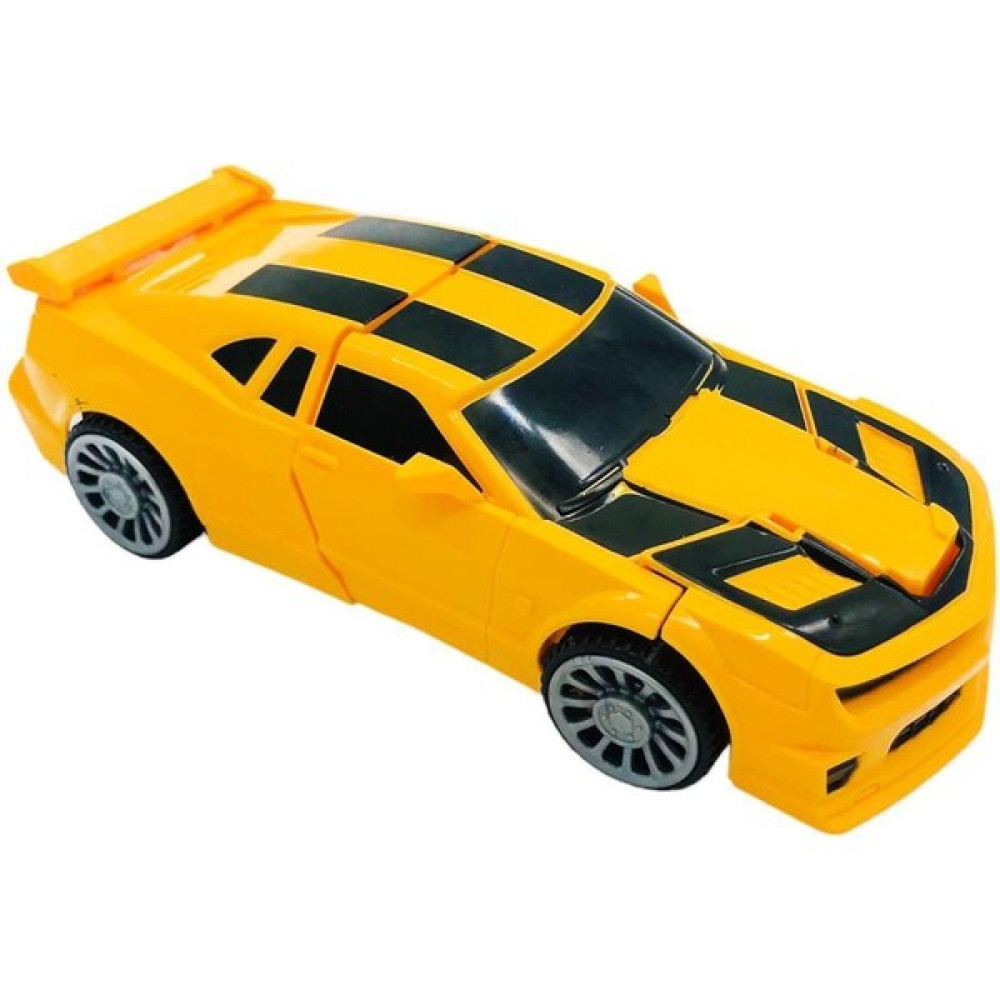 Can Ali Toys Canali Toys Robota Dönüşen Araba 117, Kendinden Robota Dönüşen Pilli Sesli ve Işıklı Araba - Sarı Oyuncak Araç Fiyatı