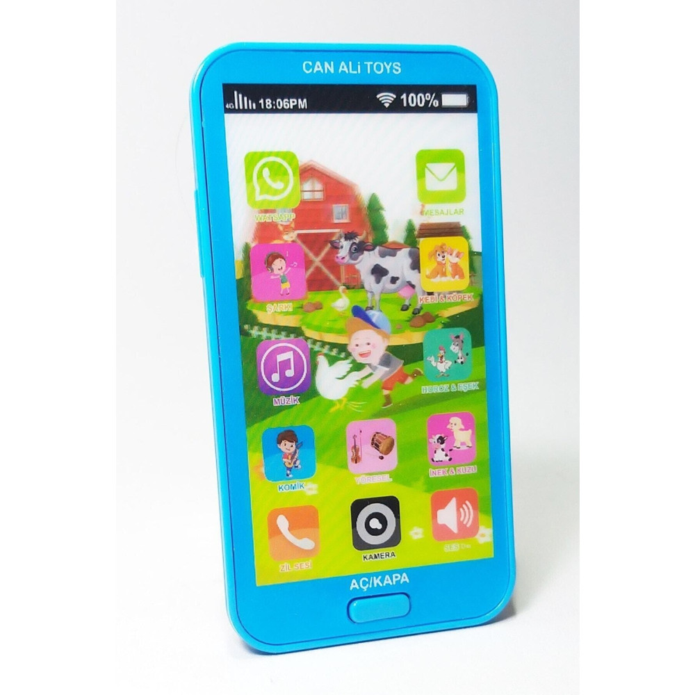 Can Ali Toys Oyuncak Dokunmatik Cep Telefonu Türkçe Sesli 12 Fonksiyonlu Bebek Oyuncakları Fiyatı