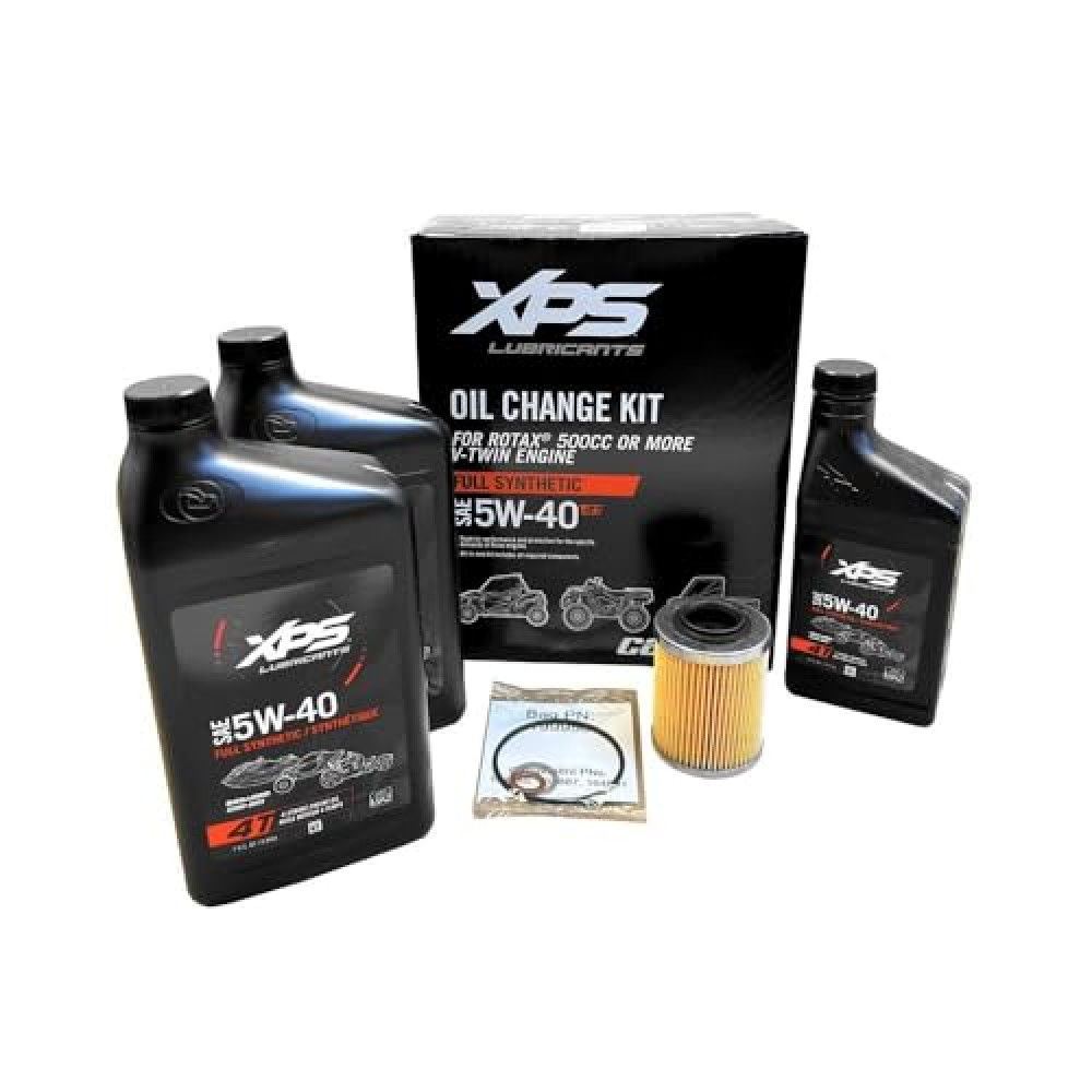 Can-Am New OEM Synthetic Blend Oil Change Kit 5W40 500 CC, 9779488