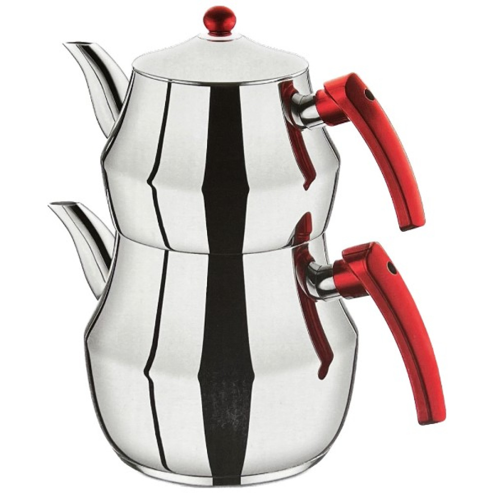 Can Çelik Yakamaz Mini Boy Çaydanlık Takımı ( 4 Parça ) Çay / Çaydanlık Setleri Fiyatı