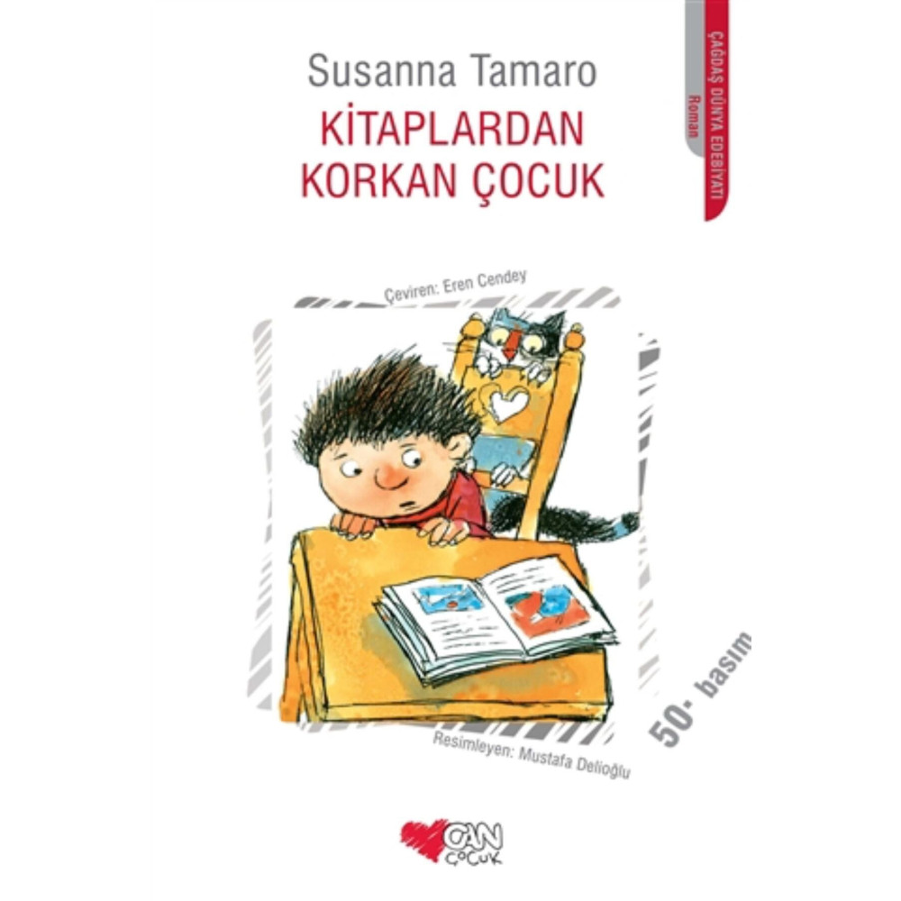 Can Çocuk Yayınları Kitaplardan Korkan Çocuk - Susanna Tamaro Çocuk Öykü Fiyatı