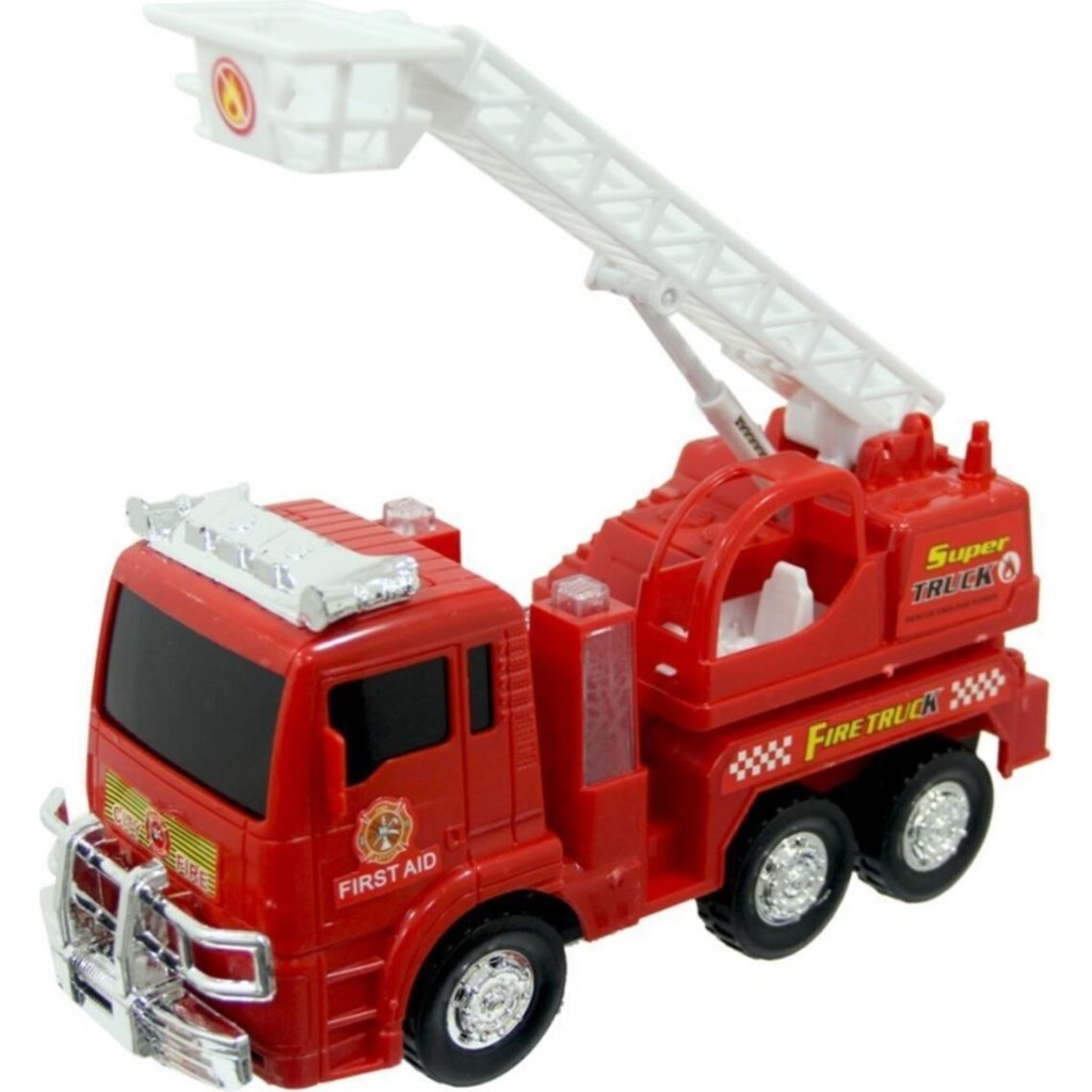 Can Ithalat Fire Truck Sesli ve Işıklı Çarp Dön Oyuncak Itfaiye Aracı - Renkli Anne Bebek Oyuncak Fiyatı
