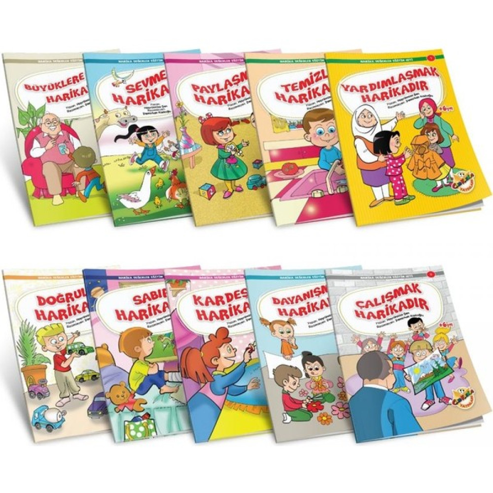 Can Kardeş Yayınları Harika Değerler Eğitim Seti 10 Kitap Çocuk Öykü Fiyatı
