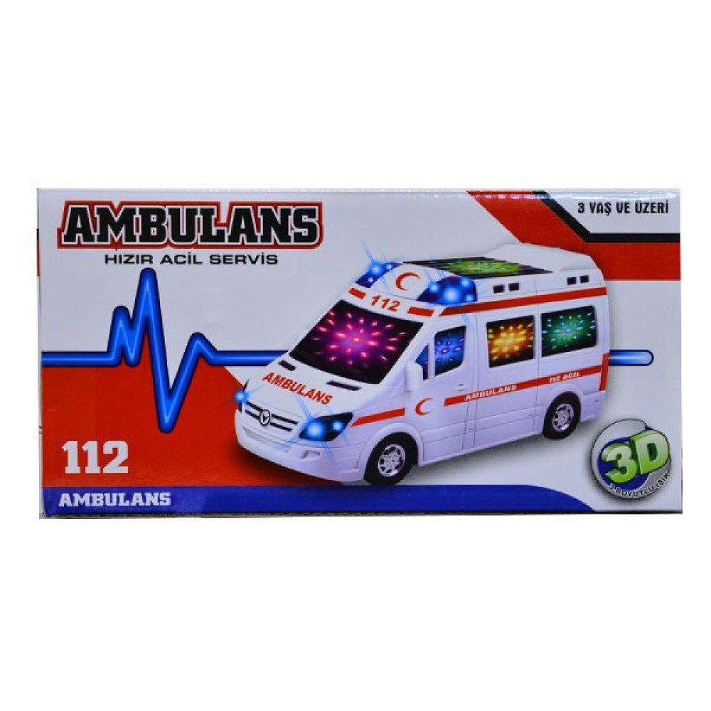 Can Oyuncak 89-2689B Kutulu Pilli Ambulans Oyuncak Araç Fiyatı