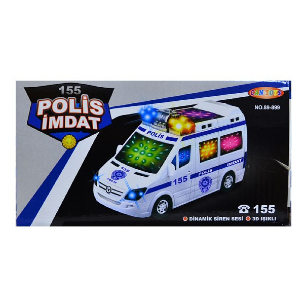 Can Oyuncak 89-899 Kutulu Pilli Polis Arabası Oyuncak Araç Fiyatı
