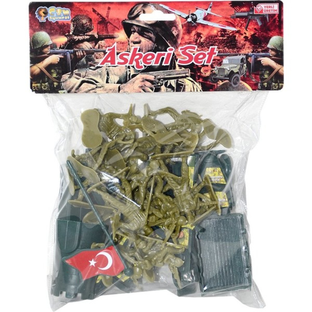 Can Oyuncak JL887 Asker Oyun Seti - Yeşil Eğitici Oyuncak Fiyatı