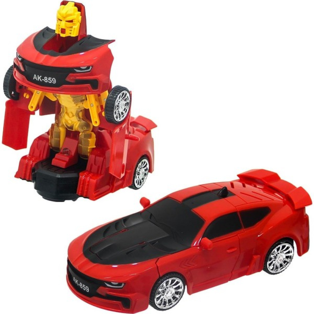 Can Oyuncak Robota Dönüşen Transformers Pilli Araba - Kırmızı Oyuncak Araç Fiyatı