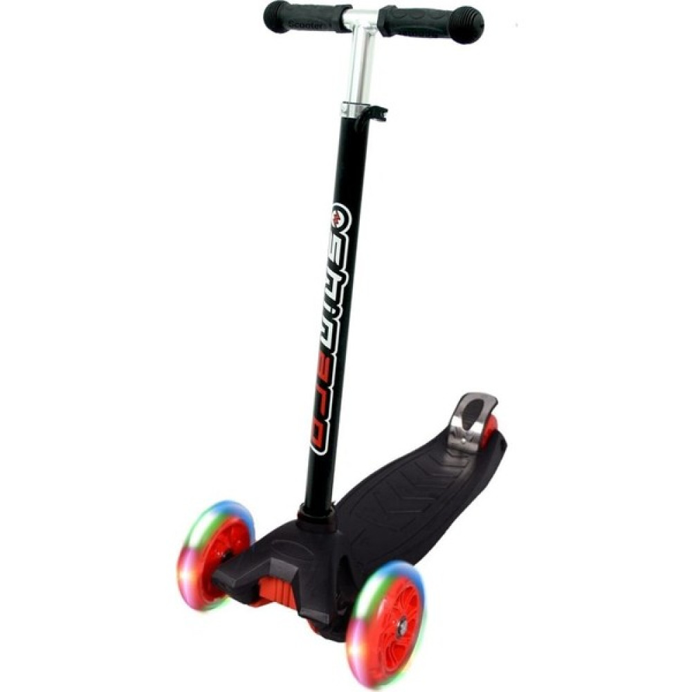 Can Oyuncak Shinaro MAXI Twister 3 Led Işıklı 3 Tekerli Yükseklik Ayarlı Scooter - SİYAH - Siyah Açık Hava, Deniz ve Spor Oyuncakları Fiyatı