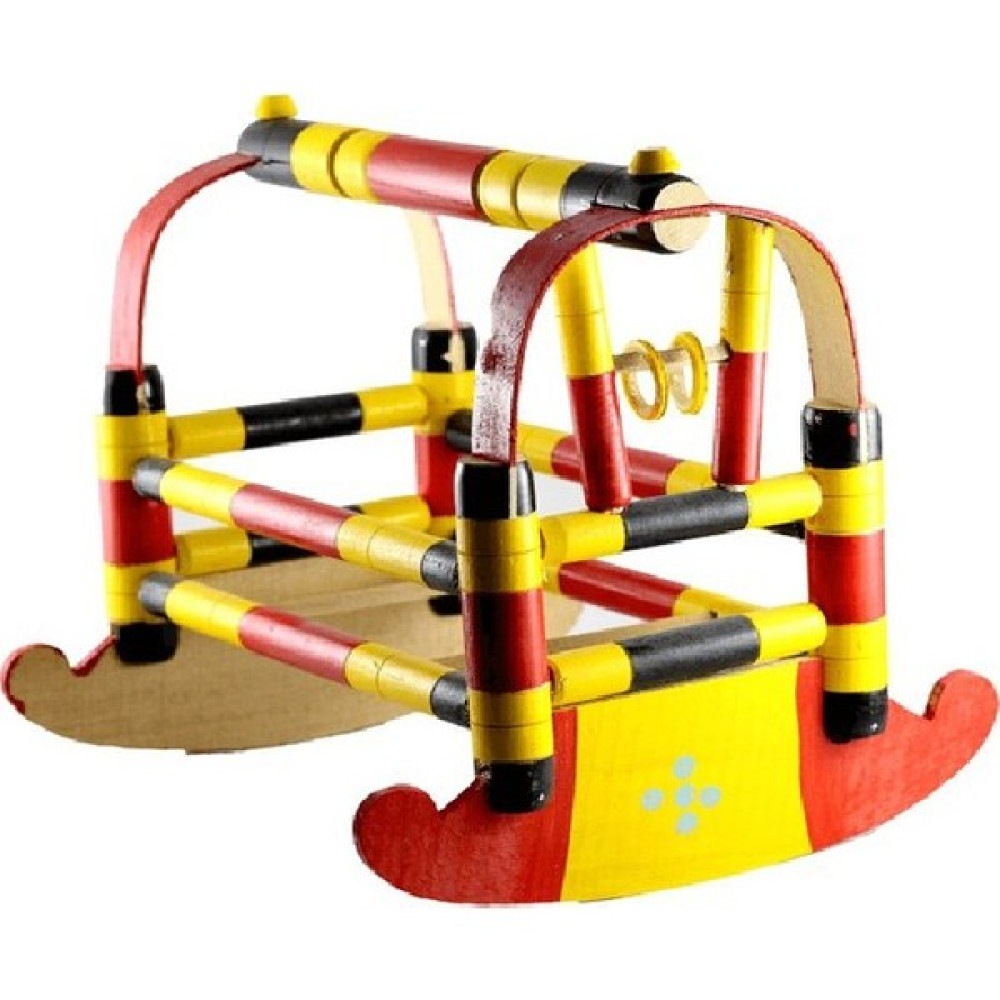 Can Oyuncak Şirin Ahşap,tahta Oyuncak Beşik 30 cm Bebek Oyuncakları Fiyatı