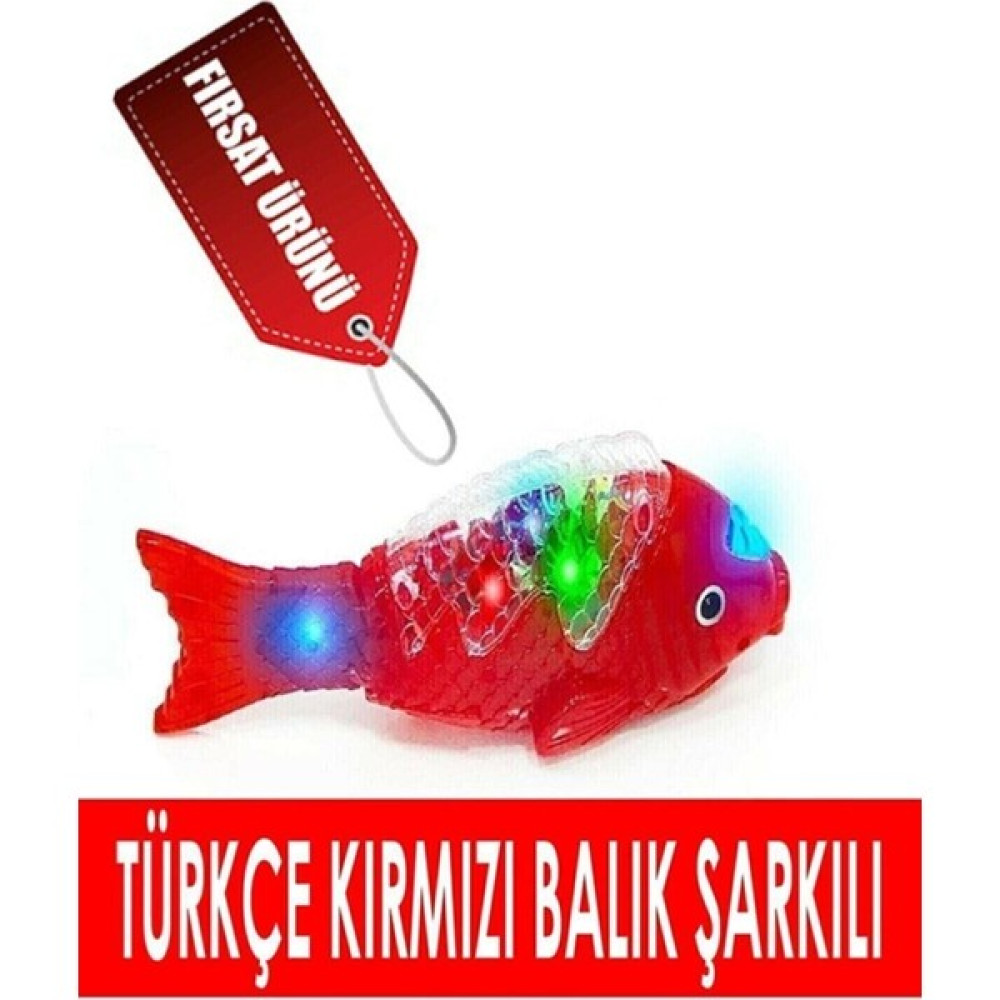 Can Toys Müzikli[kırmızı Balık Kaç Şarkısı]ışıklı Yürüyen 23 cm Pilli Oyuncak Balık - Renkli Eğitici Oyuncak Fiyatı