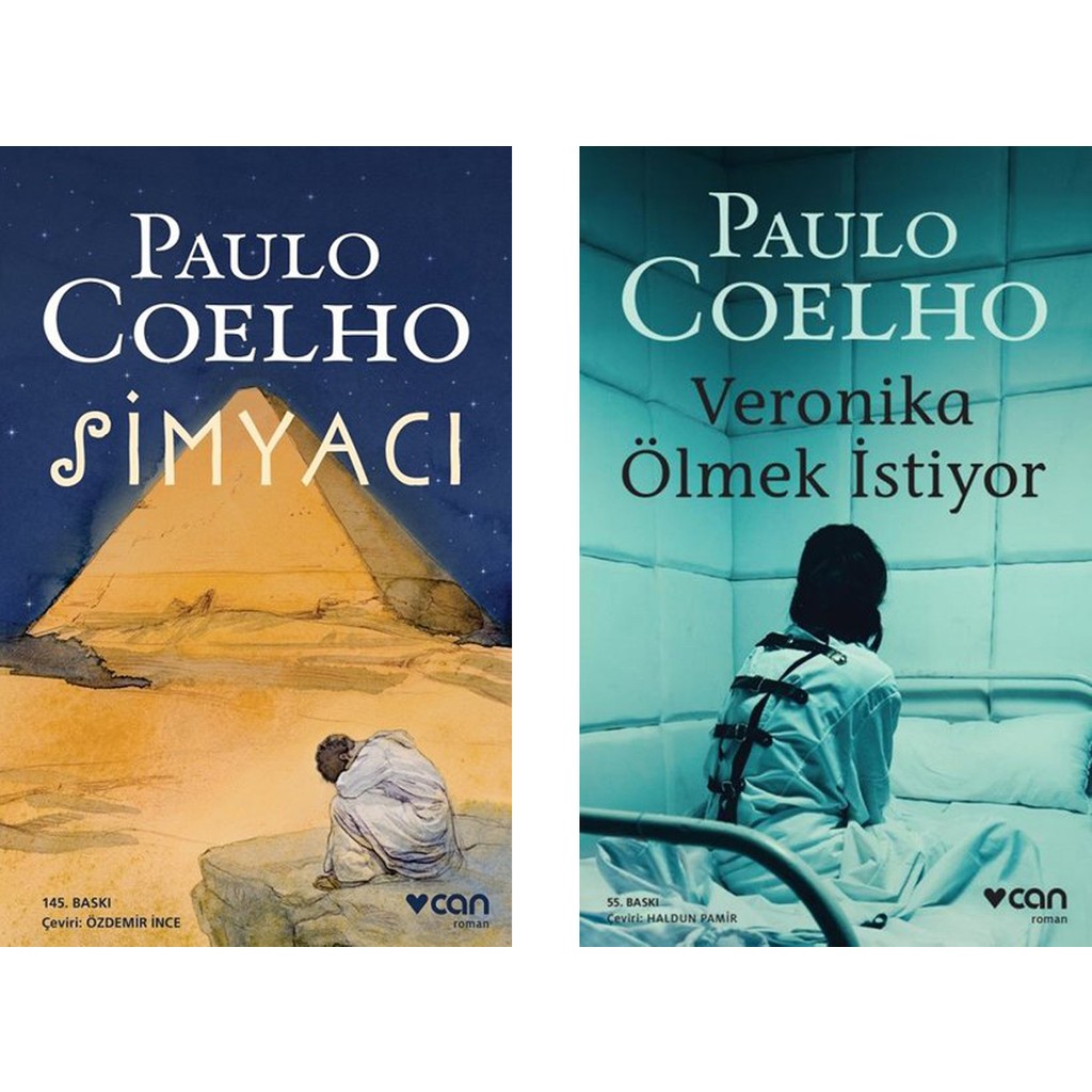 Can Yayınları Simyacı ve Veronika Ölmek İstiyor Paulo Coelho Ciltsiz 2 Kitap Seti Latin Amerika Edebiyatı Fiyatı