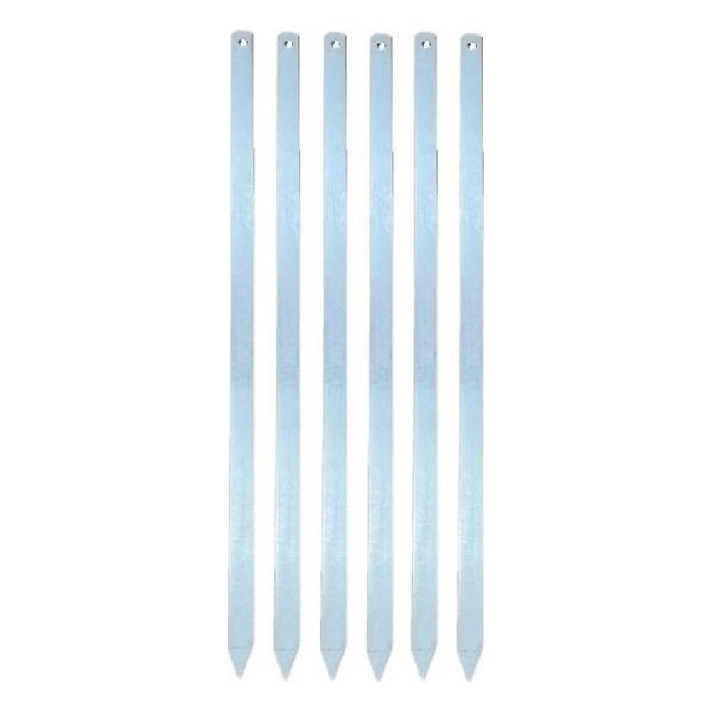 Çanak Sepeti 6'lı Adana Kebap Kıyma Şişi 50 cm Galvanizli - Gri - 6 Adet Mangal & Barbekü Malzemeleri Fiyatı