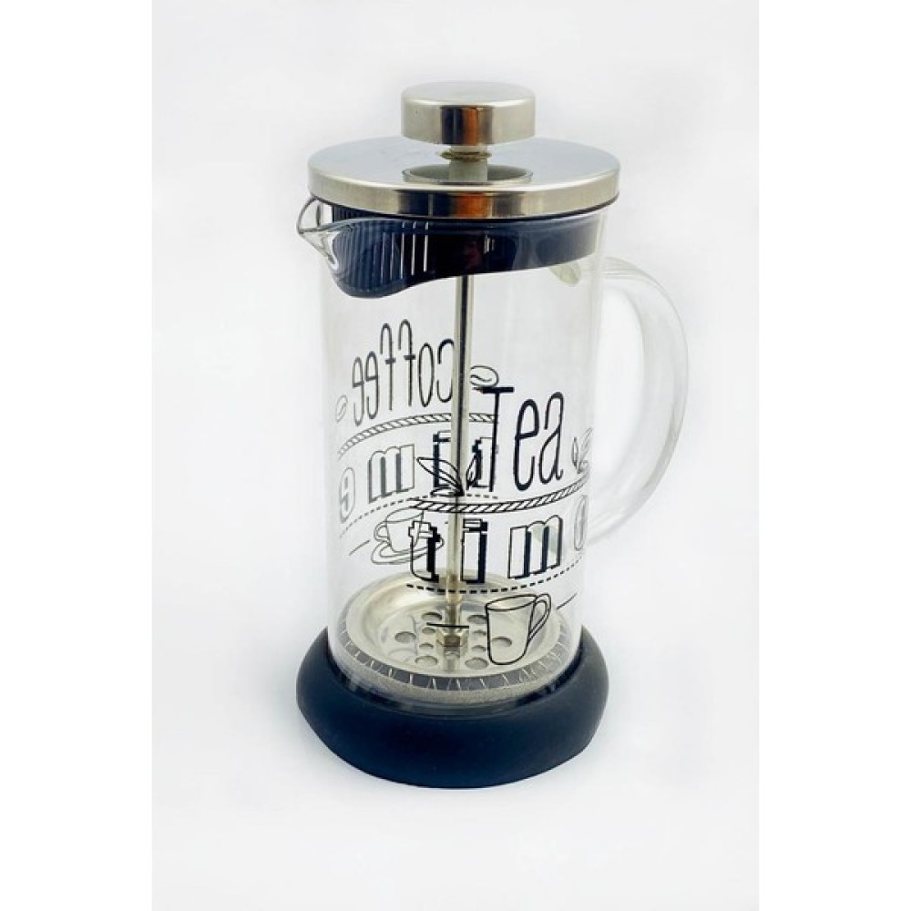 Çanak Sepeti Silikonlu Bitki Çayı Demliği & Demleme & French Press Siyah French Press Fiyatı