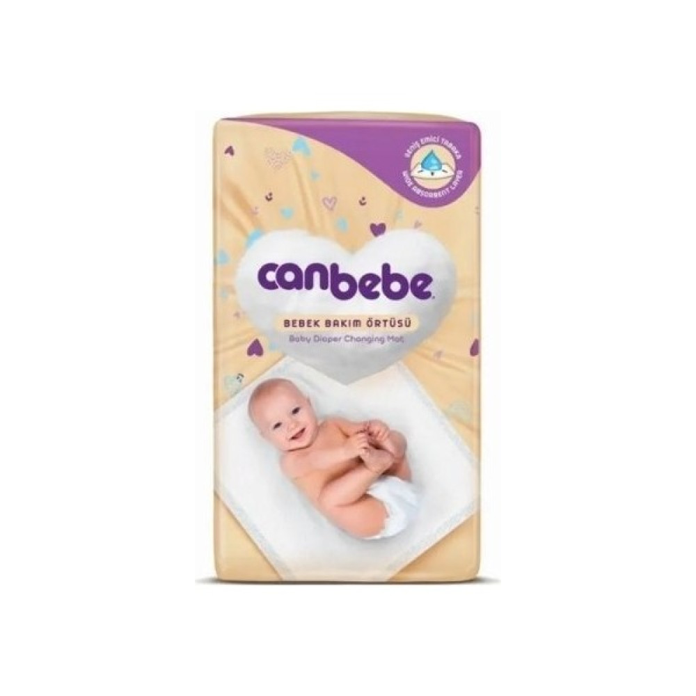 Canbebe Bebek Bakım Örtüsü 8li - Beyaz Bebek Alt Açma Minderi Fiyatı