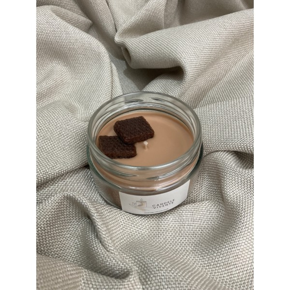 Candele Vivente Çikolata Kokulu Gofretli El Yapımı Soya Wax Mum Dekoratif Mum Fiyatı