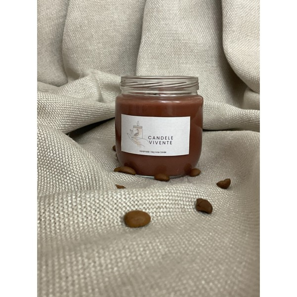 Candele Vivente Kahve Kokulu Mum - El Yapımı Soya Wax Mum - Türk Kahvesi Esanslı Dekoratif Mum Fiyatı