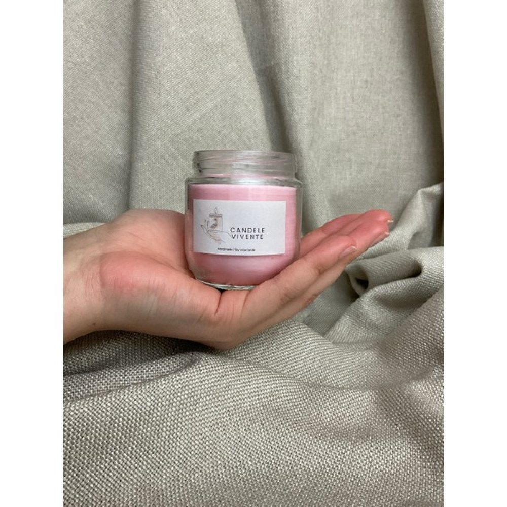 Candele Vivente Sedefli Vanilyalı Mum - El Yapımı Soya Wax Mum - Vanilya Dekoratif Mum Fiyatı