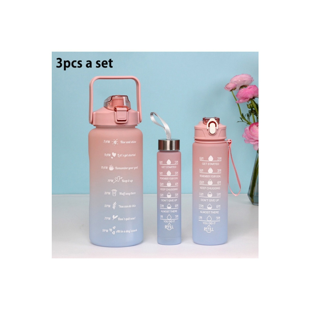 Canderel Motivasyonel 3 lü Set Su Matarası 2 lt+900 ml+600 ml Tritan Spor Salonu Suluk Matara Fiyatı