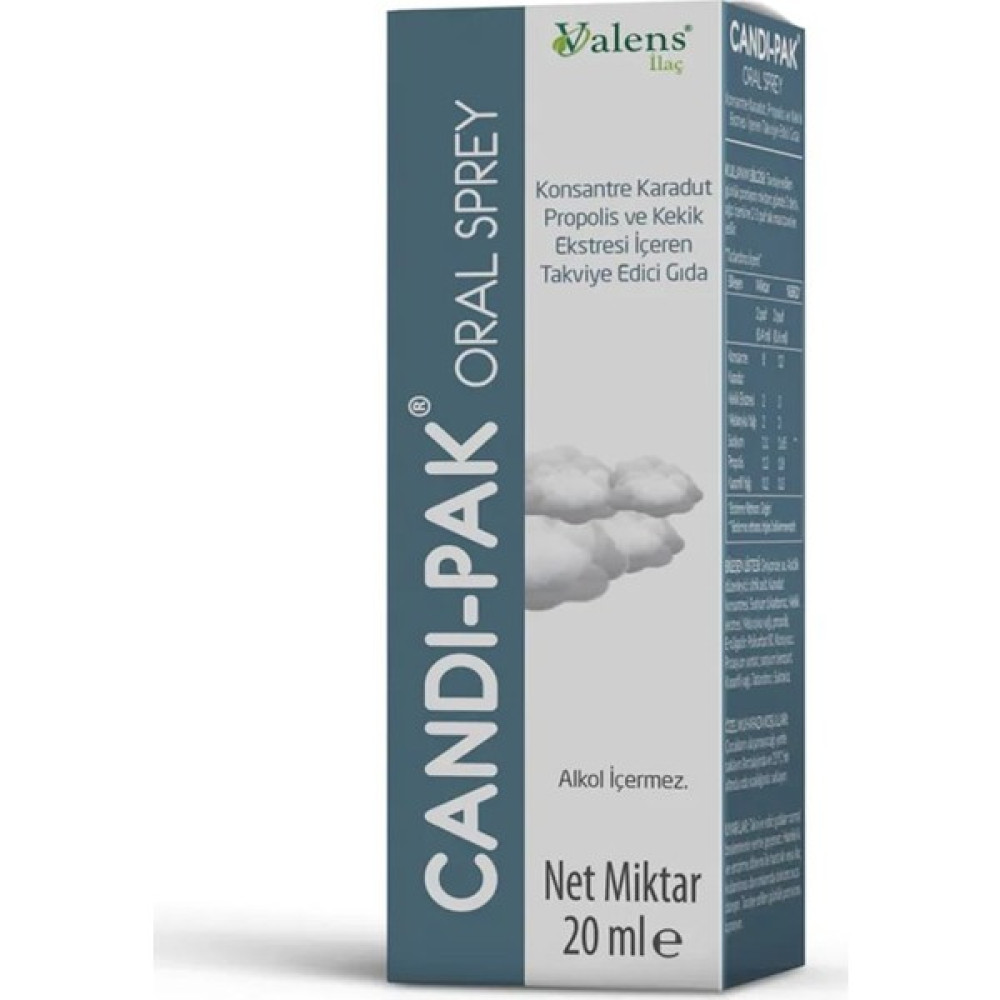 Candi-Pak Ağız İçi Bakım Sprey 20 Ml Ağız Gargara ve Spreyi Fiyatı