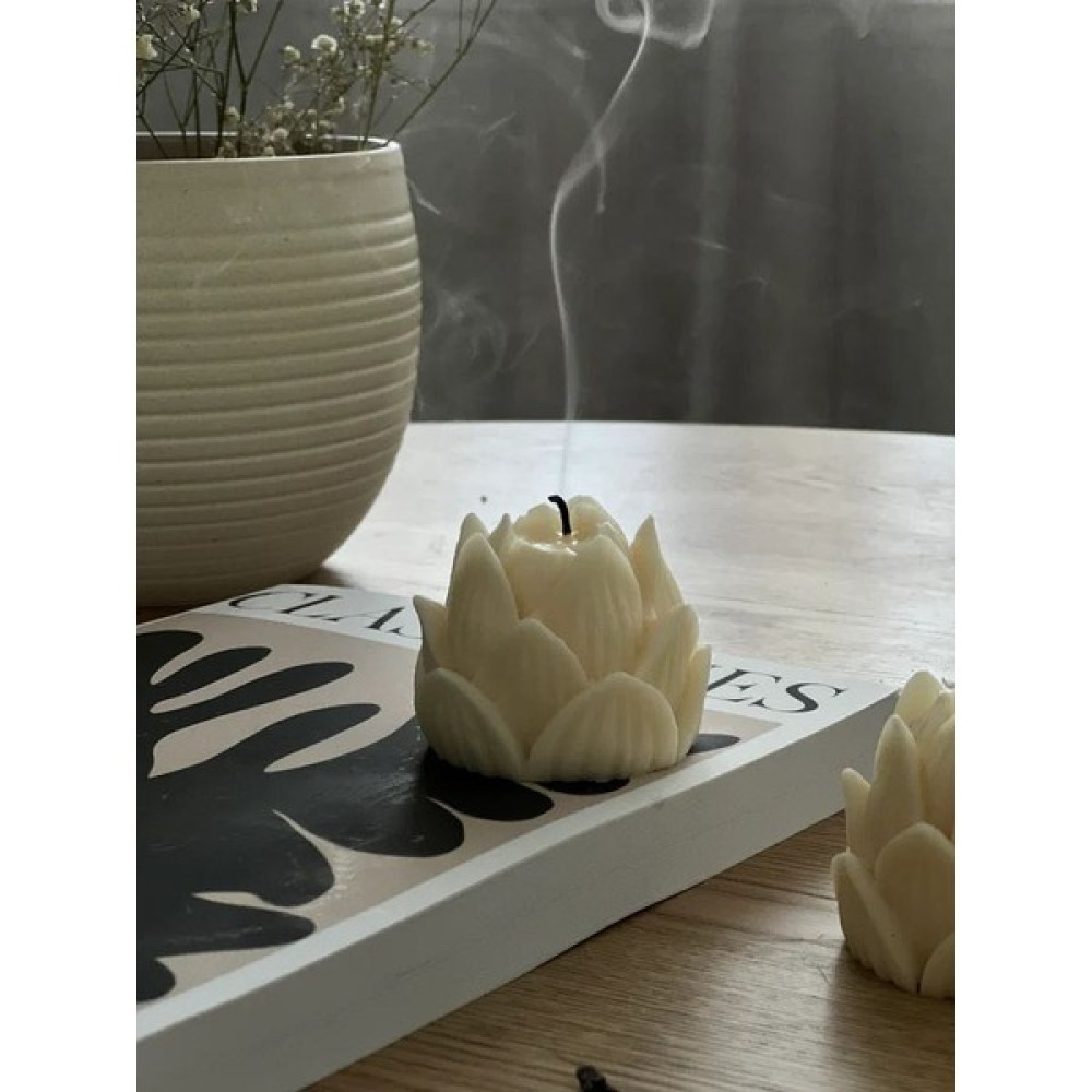 Candle House Lotus Şans Mumu - 1 Adet Dekoratif Mum Fiyatı