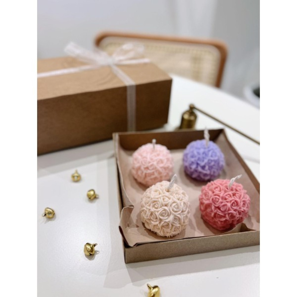 Candle House Sevgililer Günü Gül Temalı Organik Soya Wax Mum - 1 Adet Dekoratif Mum Fiyatı