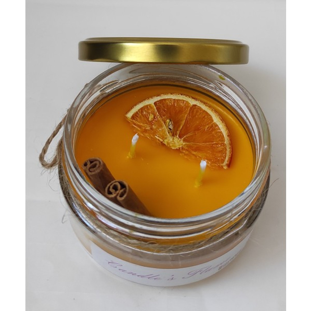 Candle's Flame Portakal Kokulu Aromaterapi Soya Mumu - 1 Adet Dekoratif Mum Fiyatı