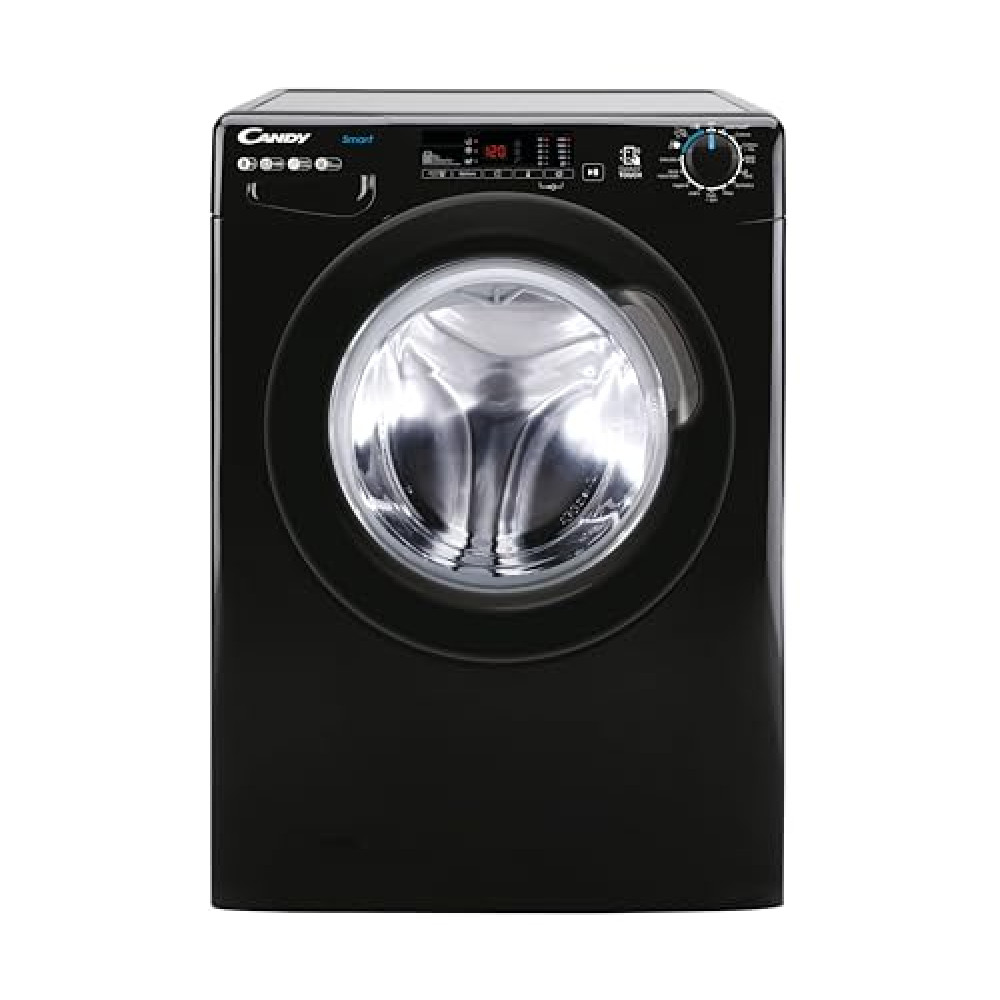 Candy CS148TWBB4/1-80 8kg Freestanding Washing Machine with 1400 rpm - Black - B Rated