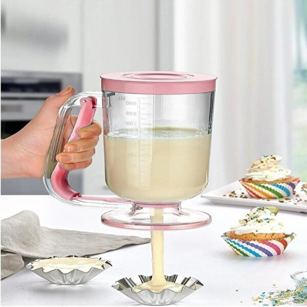 CandyShine Ölçekli Hamur Porsiyonlayıcı Pancake Krema Puding Akıtma Yardımcısı - Pudra Mutfak Gereçleri Fiyatı