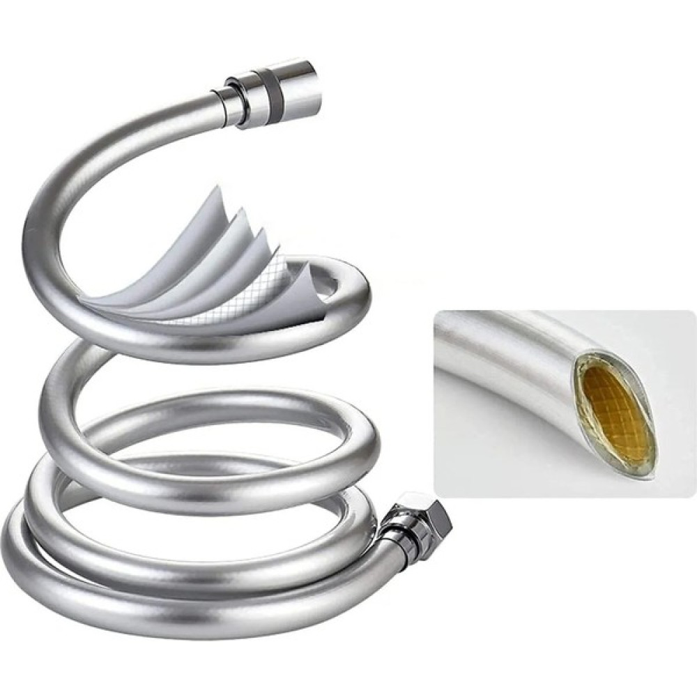 Canero 150 cm Yüksek Kaliteli 5 Katmanlı Pvc Duş Spirali / Kopmayan Duş Hortumu Duş Seti Fiyatı