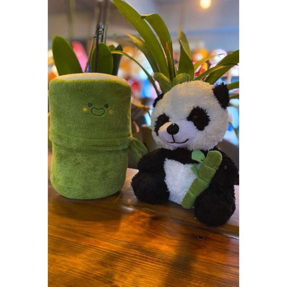 Canestar Özel Hediye Bambu Panda Özel Kese Tasarımlı Peluş Panda Oyuncak Peluş Oyuncaklar Fiyatı